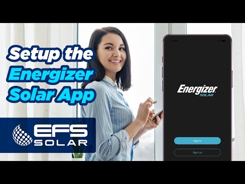 How to: Setup the Energizer Solar App